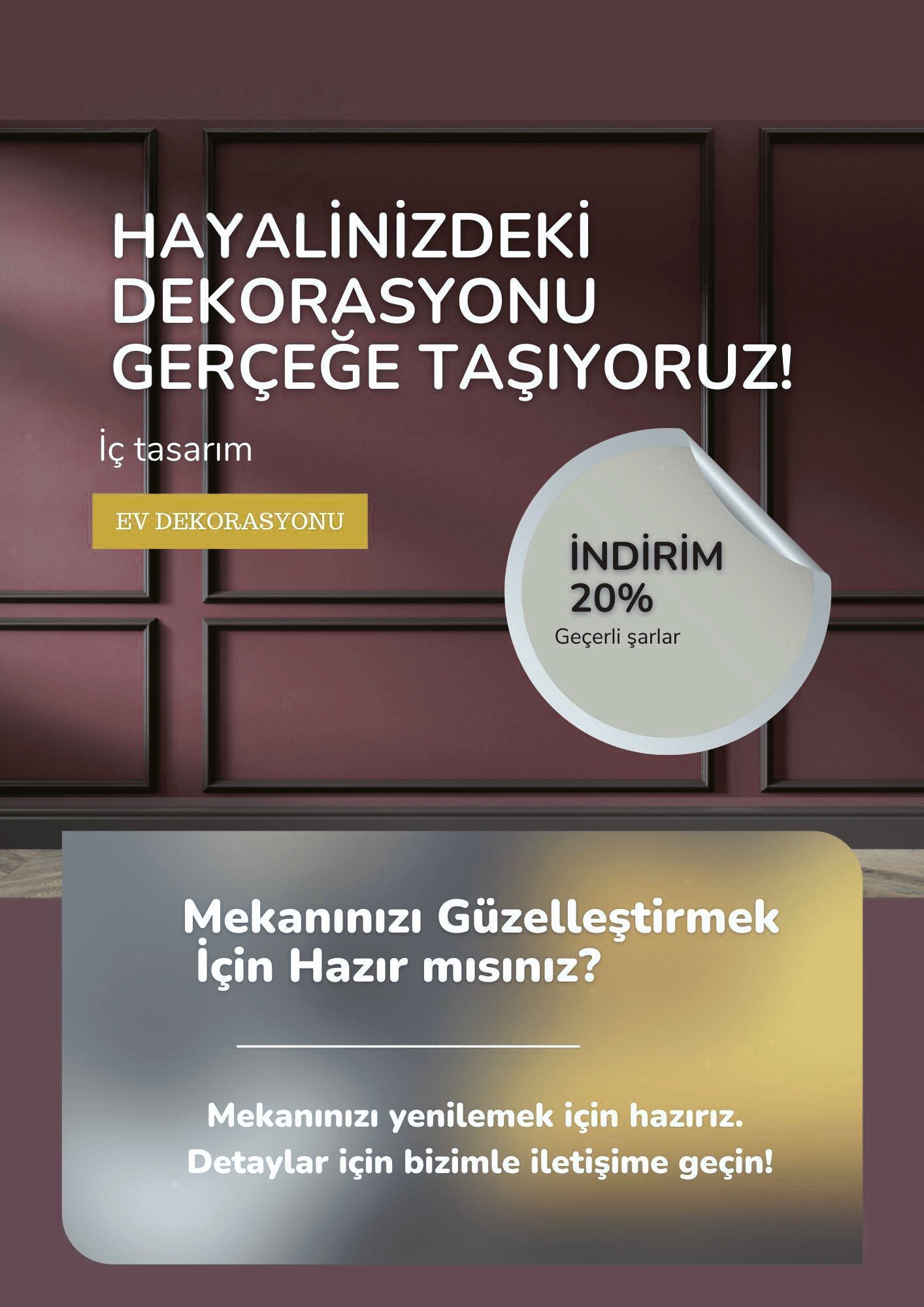Arslan Alçı Dekor web sayfası ilk görsel